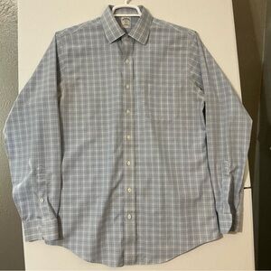 Brooks Brothers Light Blue Plaid Shirt
